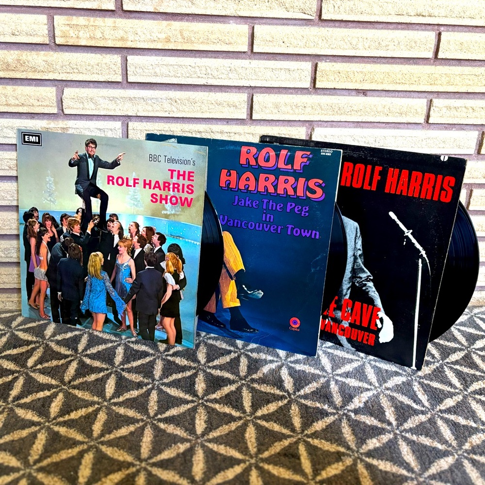 60's Rolf Harris Vinyl Records - 3 - 60's Comedian - 60's Comic Vinyl Albums